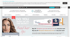 Desktop Screenshot of churchpharmacy.co.uk